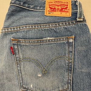 Levi’s 501 Tapered Boyfriend Denim